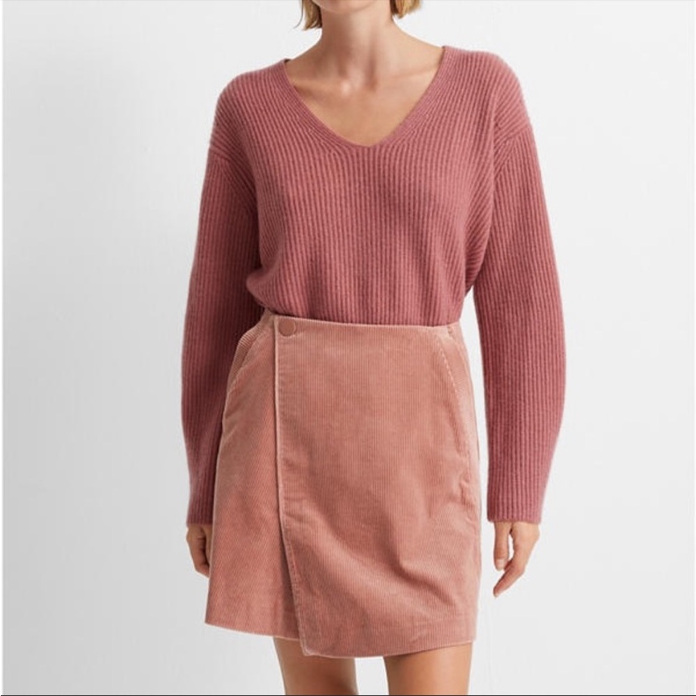 Club Monaco Corduroy Mini Skirt - Blush